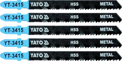 Полотно для электролобзика YATO, 24-10TPI, l=100мм, набор 5пр. [25/250]-[articul]