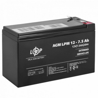 Аккумулятор AGM LPM 12V - 7.5 Ah