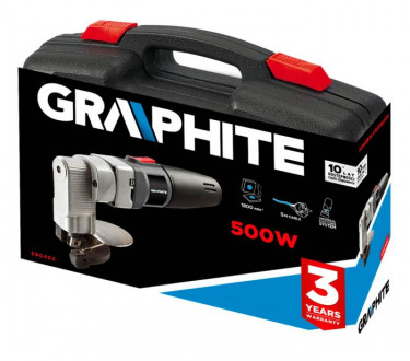 Ножницы по металлу 500 Вт, GRAPHITE 59G402.