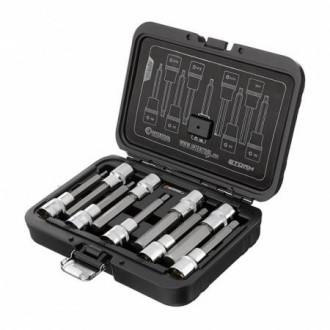 Набір біт HEX 1/2 &quot;4-17, 100мм, S2, STORM INTERTOOL ET-8406