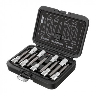 Набір біт TORX 1/2 &quot;T20-T60, 100мм, S2, STORM INTERTOOL ET-8401-[articul]