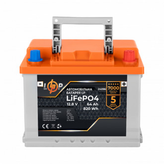 Автомобильный аккумулятор литиевый LP LiFePO4 12V - 64 Ah (+ справа)-[articul]