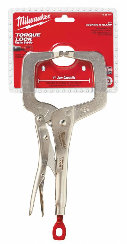 Струбцина Torque Lock MILWAUKEE, 280мм 101,6мм (неподвижные губки)-4932471728