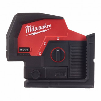 Линейно-точечный лазерный нивелир аккумуляторный MILWAUKEE, M12 CLLP-0C (кейс)-[articul]