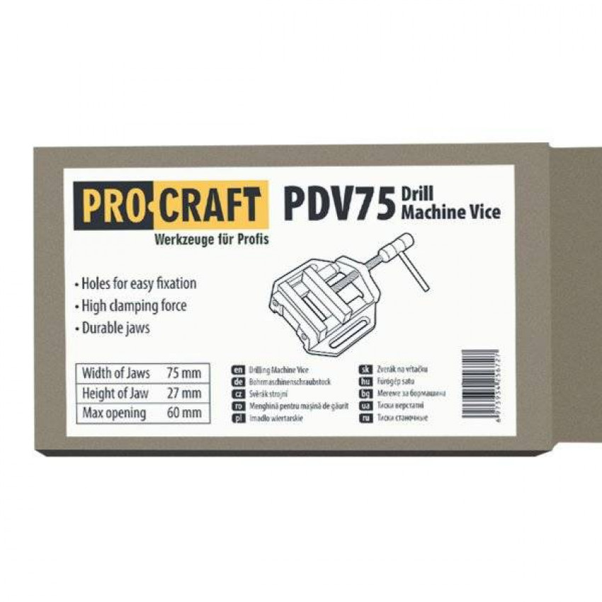 Тиски верстатні Procraft PDV75-PDV75