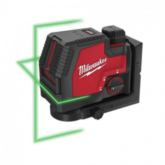 Линейный лазерный нивелир аккумуляторный MILWAUKEE, L4 CLL-301C ( micro-USB, 1акум.Х3Аг, кейс)-[articul]