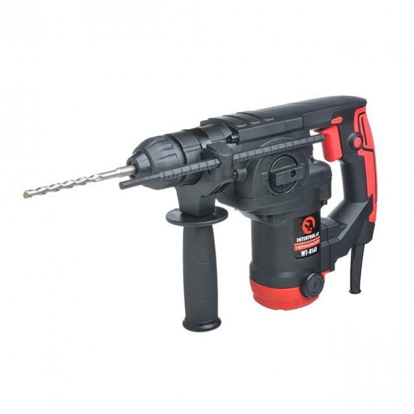 Перфоратор 900 Вт, 3.5 Дж, 0-930 об/мин, 0-5100 уд/мин, 3 режима INTERTOOL WT-0160-WT-0160