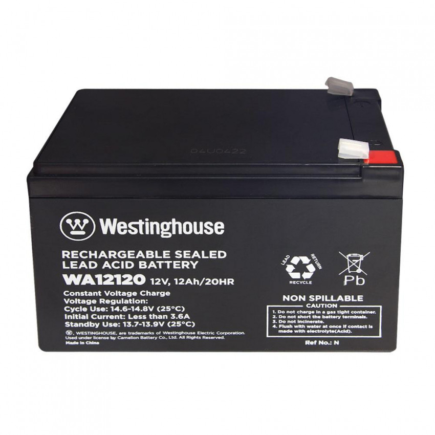 Акумуляторна батарея Westinghouse Terminal F2 12V 12Ah (WA12120N-F2)-WA12120N-F2