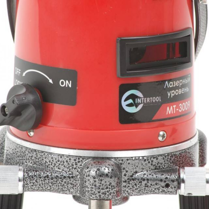 Уровень лазерный 2 лазерные головки. INTERTOOL MT-3009-MT-3009