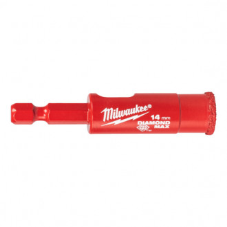 Коронка алмазна Diamond Plus MILWAUKEE, Ø14,0мм (1/4 Hex)-[articul]