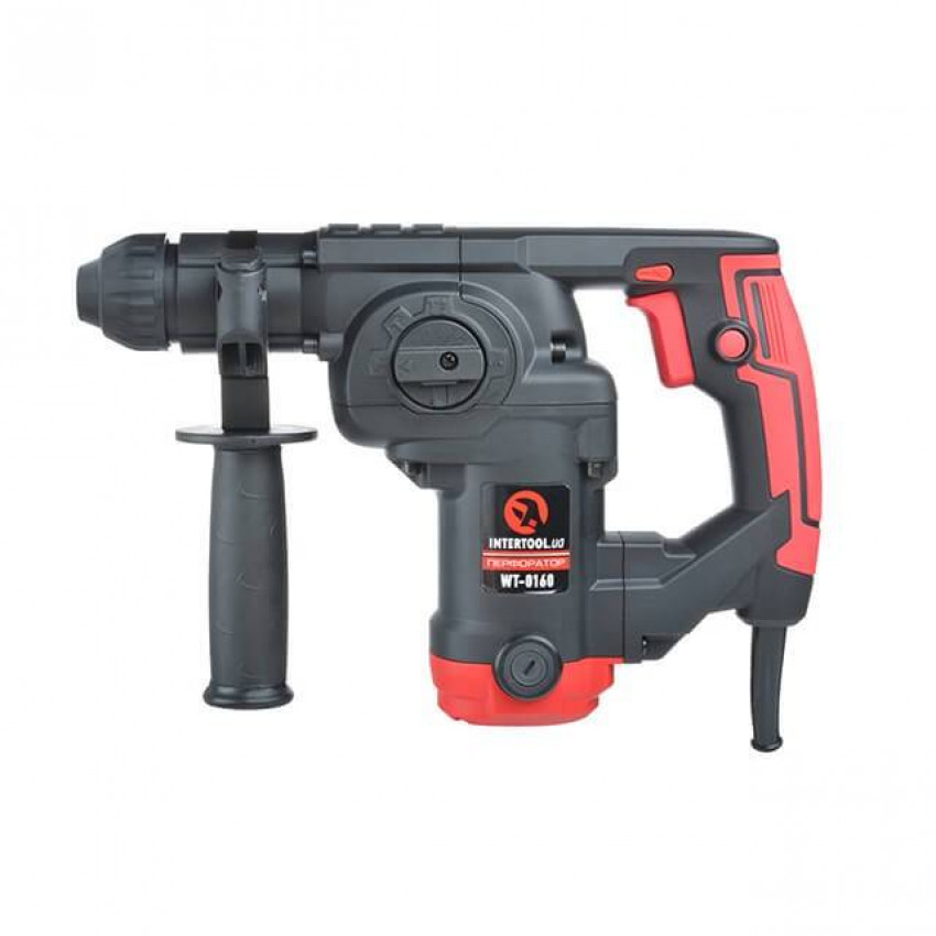 Перфоратор 900 Вт, 3.5 Дж, 0-930 об/мин, 0-5100 уд/мин, 3 режима INTERTOOL WT-0160-WT-0160