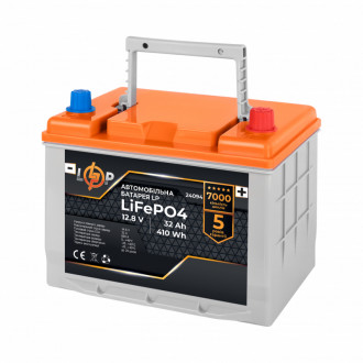 Автомобильный аккумулятор литиевый LP LiFePO4 12V - 32 Ah (+ справа)