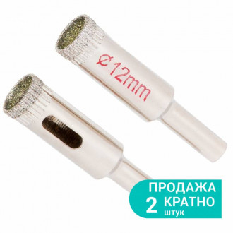 Коронки алмазные по керамике и стеклу Ø12мм Sigma (1541121)-[articul]