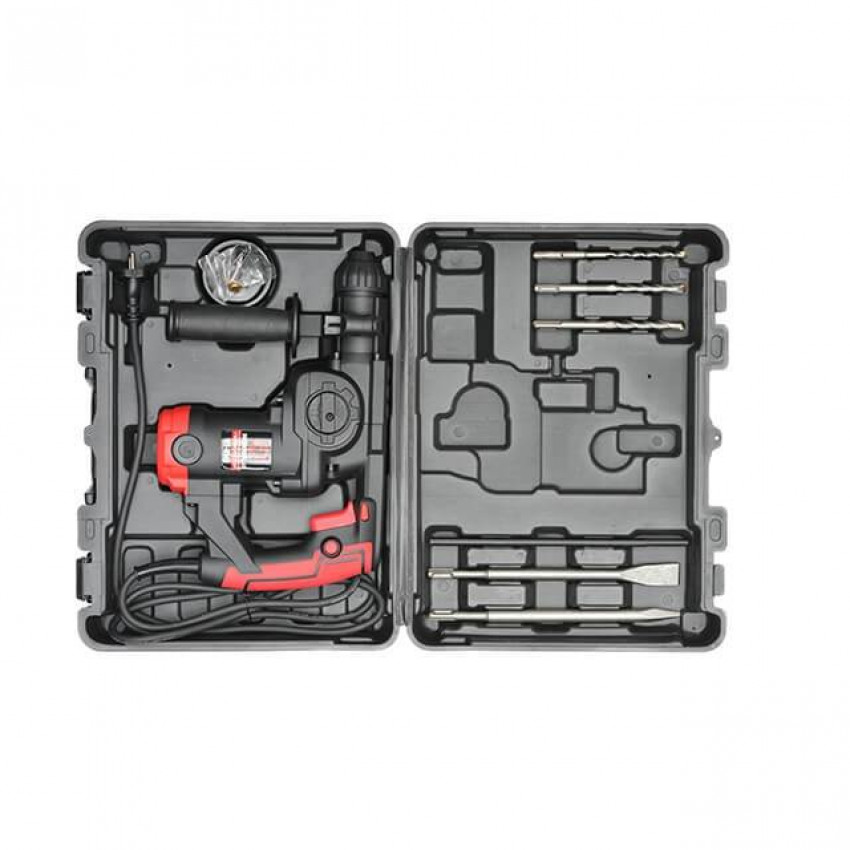 Перфоратор 900 Вт, 3.5 Дж, 0-930 об/мин, 0-5100 уд/мин, 3 режима INTERTOOL WT-0160-WT-0160
