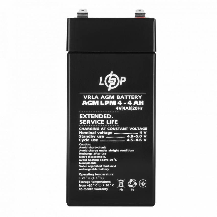 Акумулятор AGM LPM 4V - 4 Ah-