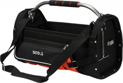 Сумка открыта для инструмента 22&quot; YATO; 11 карманов, с трубным захватчиком, из полиэстера-[articul]