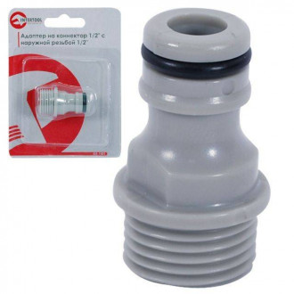 Адаптер на коннектор 1/2&quot; с наружной резьбой 1/2&quot; INTERTOOL GE-1001