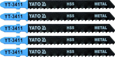 Полотно для электролобзика YATO, 8TPI, l=100мм, набор 5пр. [25/250]-[articul]