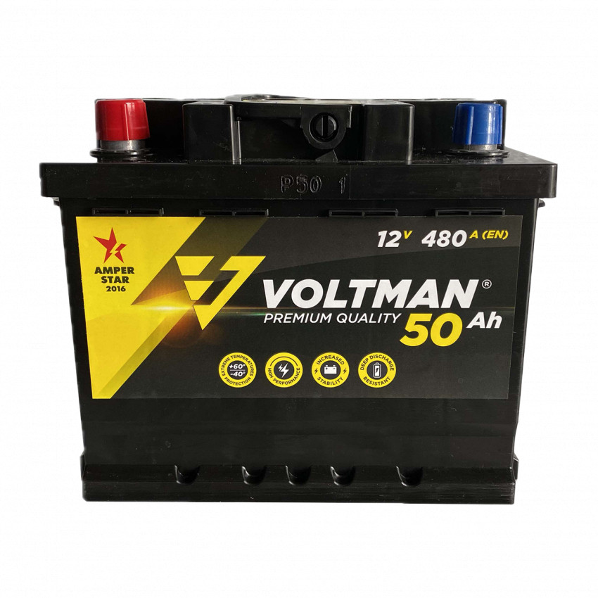 Аккумулятор Westa PREMIUM VOLTMAN 6СТ-50 А + справа-