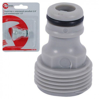 Адаптер с наружной резьбой 3/4&quot; для конектора 1/2&quot; INTERTOOL GE-1002