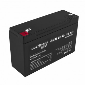 Аккумулятор AGM LP 6V - 14 Ah Silver-[articul]