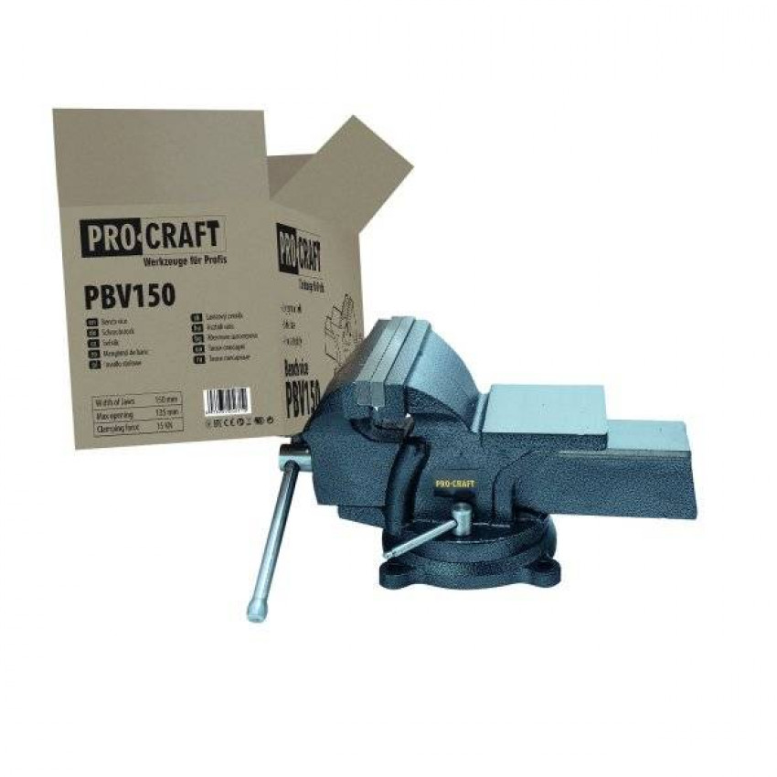 Тиски слюсарні Procraft PBV150-PBV150