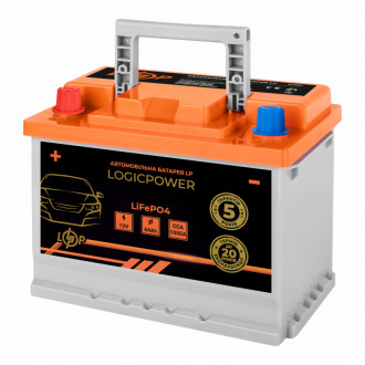 Автомобильный аккумулятор литиевый LP LiFePO4 12V - 64 Ah (+ слева) BMS 1050А