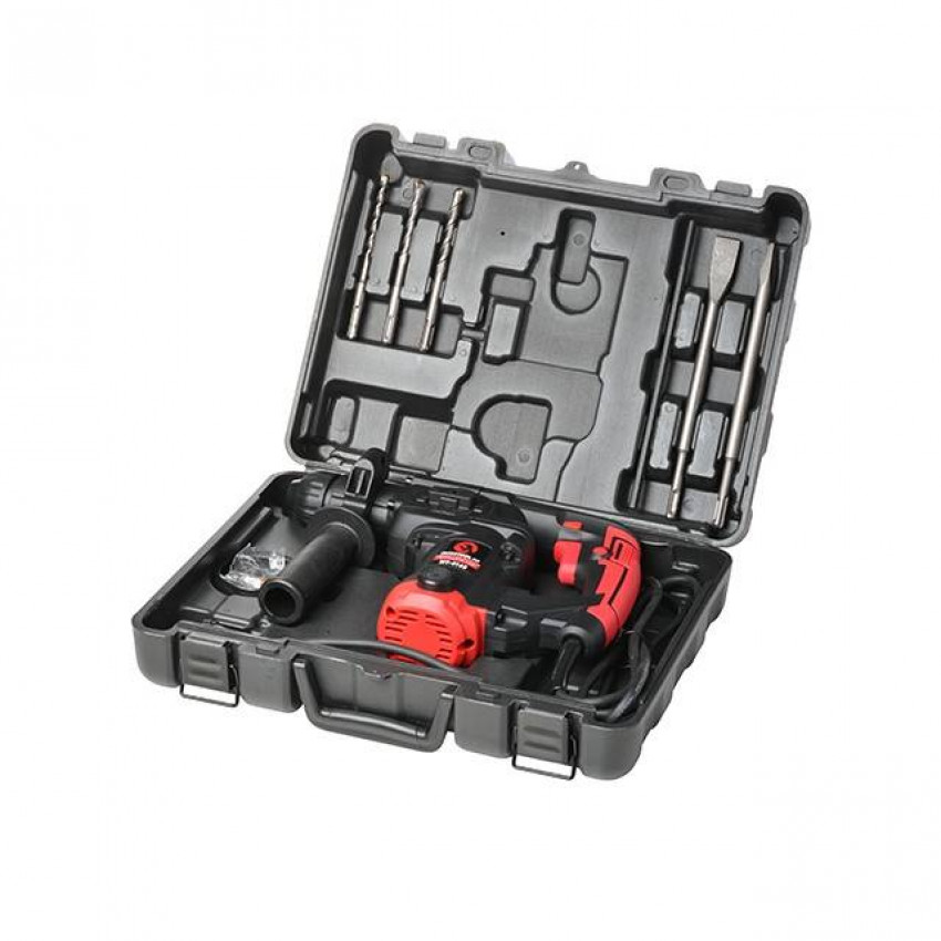 Перфоратор 900 Вт, 3.5 Дж, 0-930 об/мин, 0-5100 уд/мин, 3 режима INTERTOOL WT-0160-WT-0160