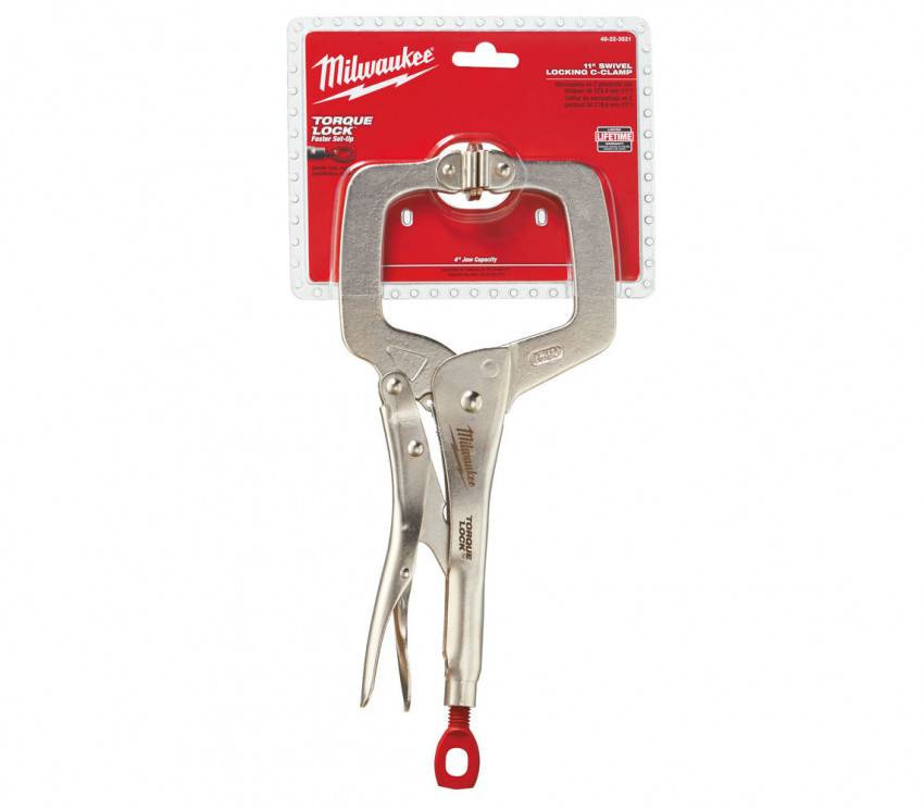 Струбцина Torque Lock MILWAUKEE, 280мм, (шарнирные губки)-4932471727