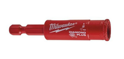 Коронка алмазна Diamond Plus MILWAUKEE, Ø12,0мм (1/4 Hex)-[articul]