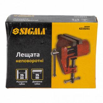 Давление неповоротное 25мм для мелких работ Sigma (4210251)