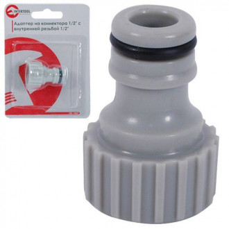 Адаптер для коннектора 1/2&quot; с внутренней резьбой 1/2&quot; INTERTOOL GE-1007