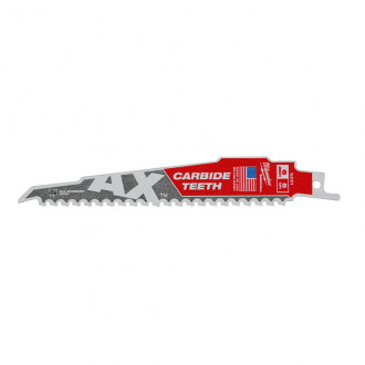 Полотно для шабельних пил AX CARBIDE MILWAUKEE, 150мм/5мм, (5шт), (деревина з цвяхами)-[articul]