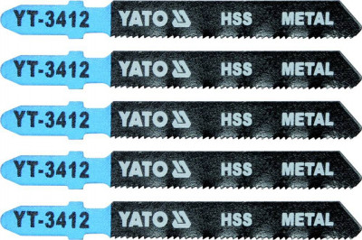 Полотно для электролобзика YATO, 21TPI, l=75мм, набор 5шт. [25/250]-[articul]