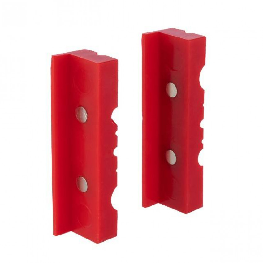 Губки гумові для тисків 100 мм, магнітні INTERTOOL HT-0098-HT-0098