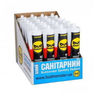 Силикон Budmonster санитарный 280мл прозрачный