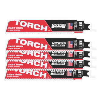 Холст для шаб. пилы THE TORCH CARBIDE NITRUS MILWAUKEE, 150x3, 6мм, (5шт)-[articul]