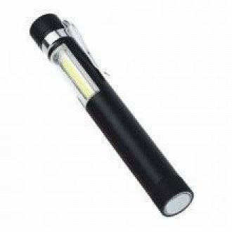Фонарик RIGHT HAUSEN MAGNET METAL 2W COB LED 1*AAA черный (400 ящ) NEW-[articul]