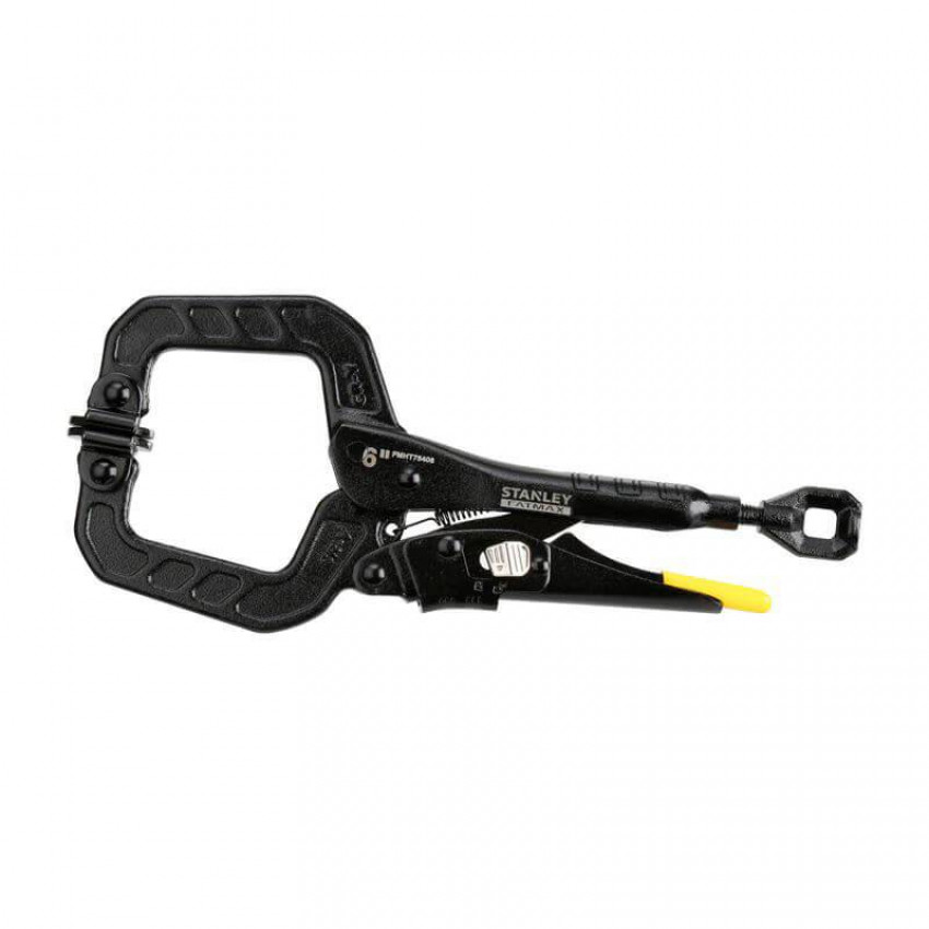 Клещи зажимные STANLEY FATMAX с фиксатором и С-образными губками l=150 мм-FMHT0-75408