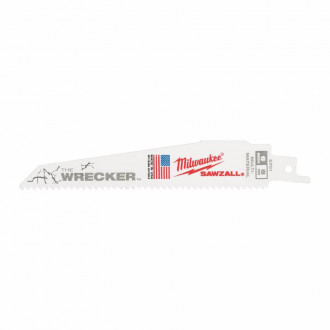 Холст для шаб. пилы The WRECKER MILWAUKEE, 150х3,2мм, (5шт)-[articul]