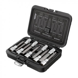 Набір біт HEX 1/2 &quot;4-17, 100мм, S2, STORM INTERTOOL ET-8406-[articul]